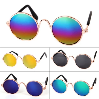 

Fashion Pet Cat Dog Sunglasses Glasses Eyewear Cool Eye-Protection Anti-wear Wear Grooming Photos Props Pet Accessories