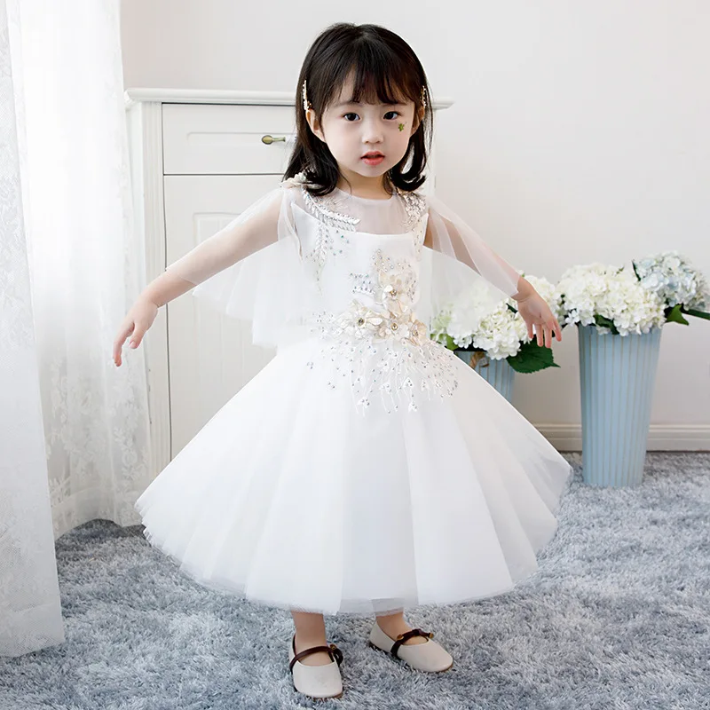 

CHILDREN'S Dress Princess Dress 2019 Spring Summer New Style Flower Boys/Flower Girls Wedding Dress Children Activity Performanc