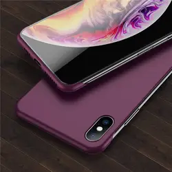 Moskado однотонный матовый цвет Бескаркасный чехол для телефона iPhone 11 Pro MAX XR XS Max Жесткий Чехол для iPhone 11 Pro 8 7 6 Plus чехол