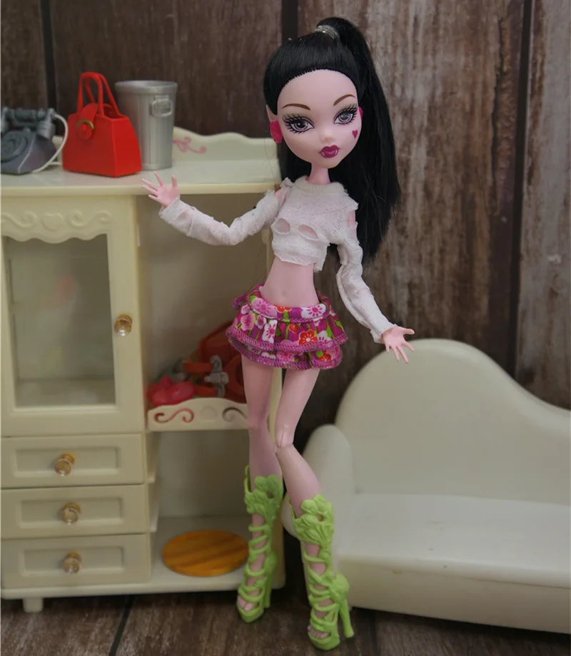 Новая качественная Одежда для кукол Monster High мягкая повседневная одежда ручной