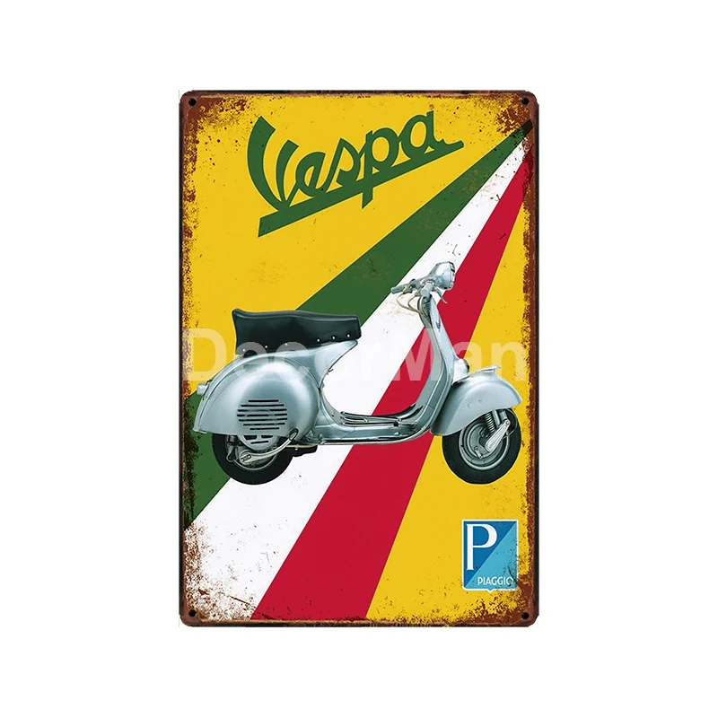 [DecorMan] Veapa BSA Triumph a Motor world speed жестяная вывеска на заказ настенные картины Бар Декор для паба LT-1853 - Цвет: GLC-11240