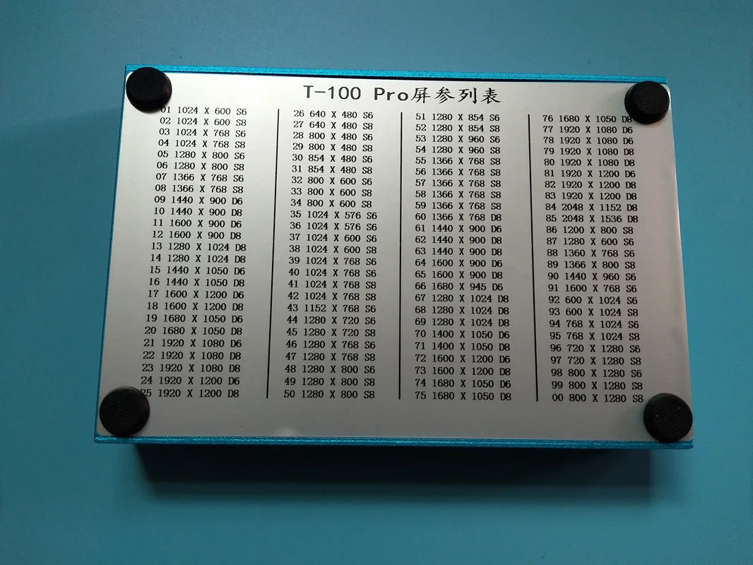  T-100 Pro Aluminum Shell Laptop TV LCD/LED Panel Tester 7-84