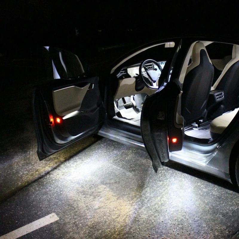 2 шт. светодиодный светильник для багажника автомобиля для модели Tesla S X