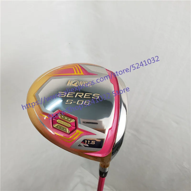 Клюшки для гольфа Хонма S-06 4 звезды Compelete клубный набор драйвер 3/5 fairway Wood графитовая клюшка для гольфа