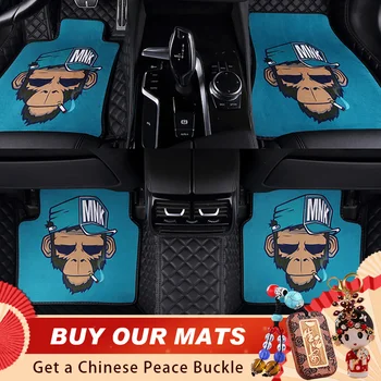 

Custom cartoon car floor mats for Audi all model A3 A8 A7 Q3 Q5 Q7 A4 A5 A6 S3 S5 S6 S7 S8 R8 TT SQ5 SR4-7 car styling for girls