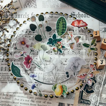 

KSCRAFT Vintage Plants Vellum Paper Stickers for Scrapbooking DIY Projects Junk Journal Planner Card Making Crafts