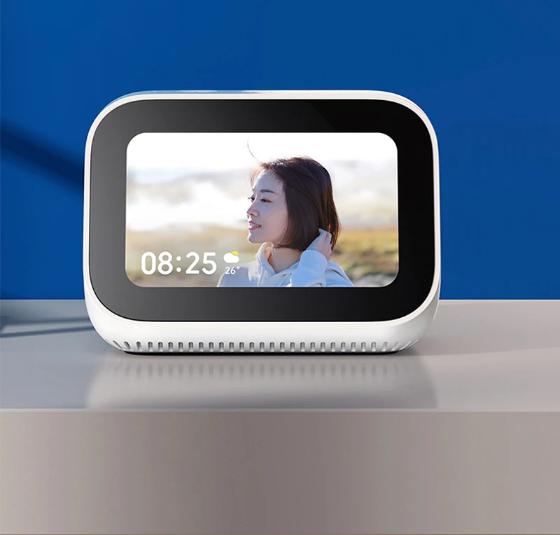 Xiaomi AI динамик с сенсорным экраном Bluetooth 5,0 цифровой дисплей Будильник WiFi смарт-соединение с vedio дверной Звонок