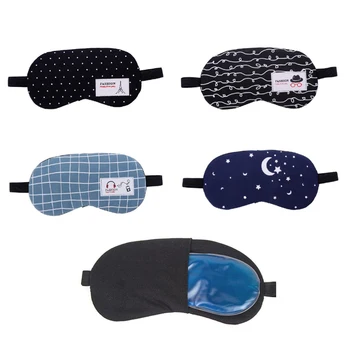 

Cotton Sleep Eye Mask Sleeping patch Women Men Cover Travel Relaxing Aid shade Blindfolds Care
