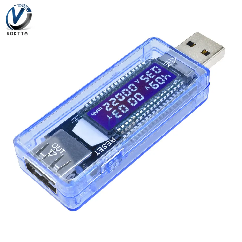 USB тест er 3,5-7 V 0-3A вольтметр измеритель напряжения тока ЖК-цифровой тест er power Bank зарядное устройство тест емкости USB доктор