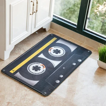 

Creative Magnetic Tape Doormat Carpet Kitchen Carpet Non-slip Door Mat Floor Mat for Living Room Bedroom Bathroom Carpet Rug