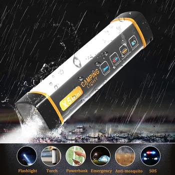 

Strong Magnetic Bivvy Lite Stick Mosquito Camping Light Waterproof Powerbank USB Rechargeable Portable LED Flashlight Torches