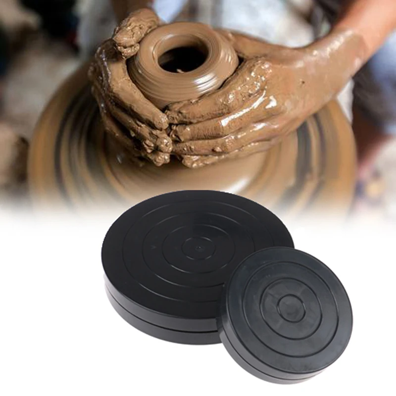 Black Pull Clay Sculpting Tool Pottery Wheel Rotate Turntable Student Turntable Pottery Wheel Ceramic Tools Spinning Turntable