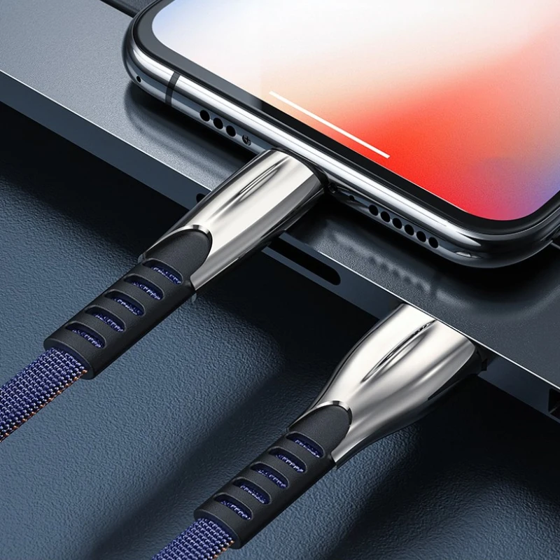 

3A Fast Charging Cable For USB Type C Mobile Phone Cable Woven Nylon Data Transmission For USB Type-C Devices For Huawei Android