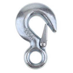 2t Winch Lifting Eye Hook with Safety Latch for Tow Crane Lift 105 x 65 mm