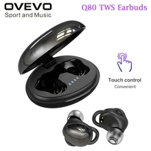 Наушники Ovevo Q80 TWS, Bluetooth 5,0, ультра-светильник, наушники, ультра-Низкая задержка, IPX7, бинауральные звонки, HD стерео, с коробкой 500 мАч