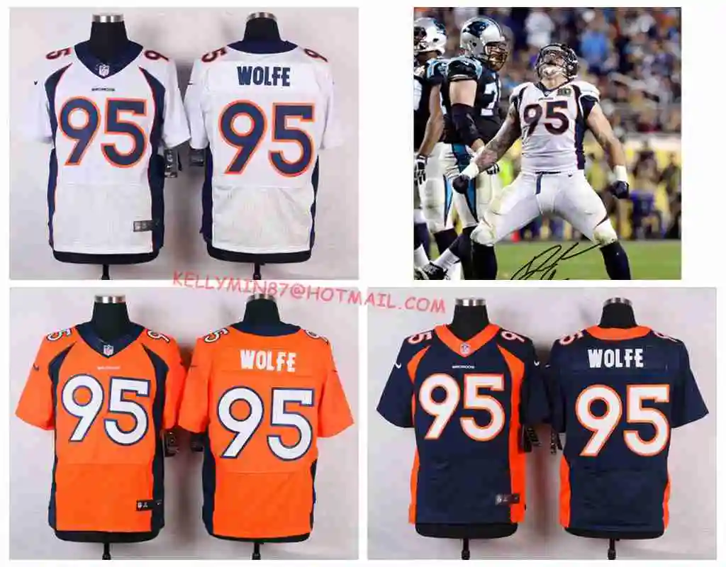 Stitiched, Денвер Дерек Вулф для мужчин Джерси