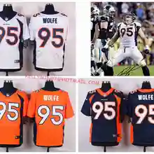 Stitiched, Денвер Дерек Вулф для мужчин Джерси