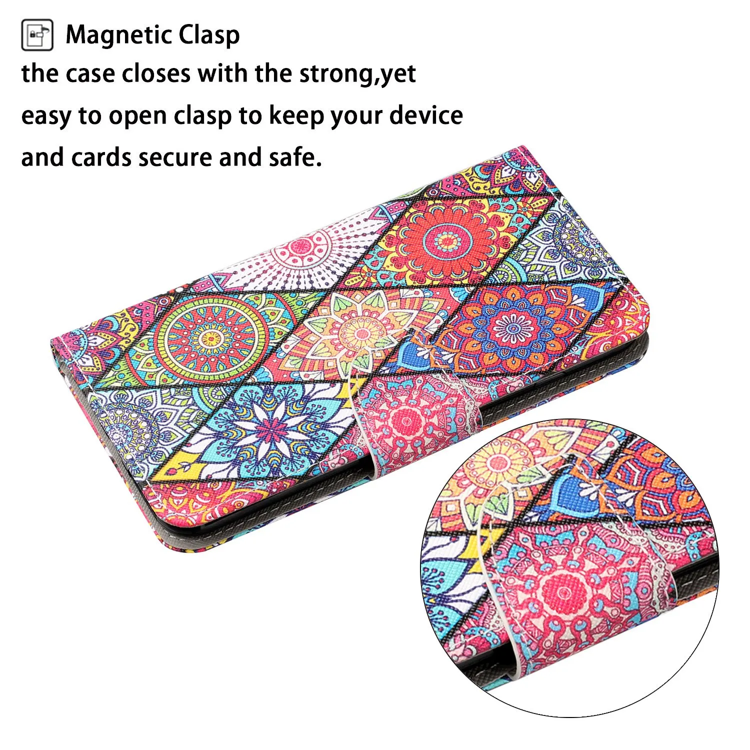 Magnetic Leather Case sFor Samsung Galaxy A51 Case A21s A 51 A71 A31 A41 A01 A21 A11 Wallet Flip Painted Cartoon Cat Cover Etui 3