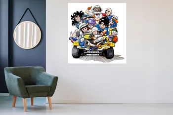 

[Self-Adhesive] 3D Dragon Ball 667 Japan Anime Wall Stickers Mural Decal Wall Murals AJ WALLPAPER Belly