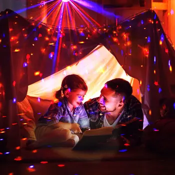 

9 color LED Wireless Speaker Disco Ball Light with Mp3 Player Prom Laser Party Light 18W DJ Stage Light Laser Projection Lamp