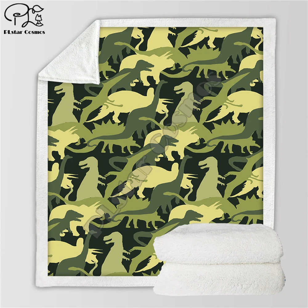 Kids Children Bedding Outlet Dinosaur Fluffy Soft Cotton Blanket Jurassic Cartoon Boys Girl throw blankets beds Home textile 01 sonspee beach surfing at sea 3d print soft fashionable home fleece blanket quilt bedding sherpa wrap plush throw kids blankets