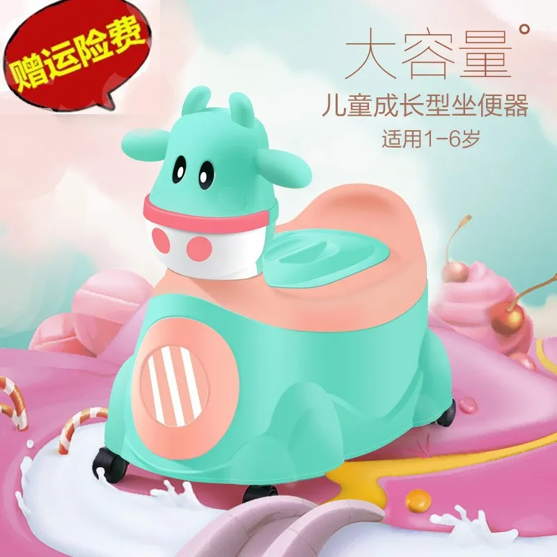 

Extra-large CHILDREN'S Stool Basin Infants Ride Portable Multi-functional Children Will Strong GIRL'S-Child