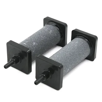 

Gray Airstone Bubble Aerator Air Curtain Pump for Aquarium Fish Tank 2pcs
