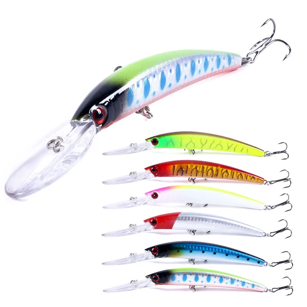 Good Buy Minnow-Lure Hard-Bait Fishing-Tackle Bass Pike-Carp HENGJIA Deep Artificial for 1pcs mlKOp99Mm