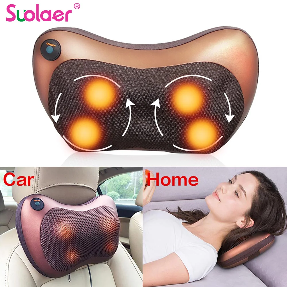 Massage-Pillow Cervical-Massage Neck-Car Electric Heated Multifunctional Home Back Arm-Foot