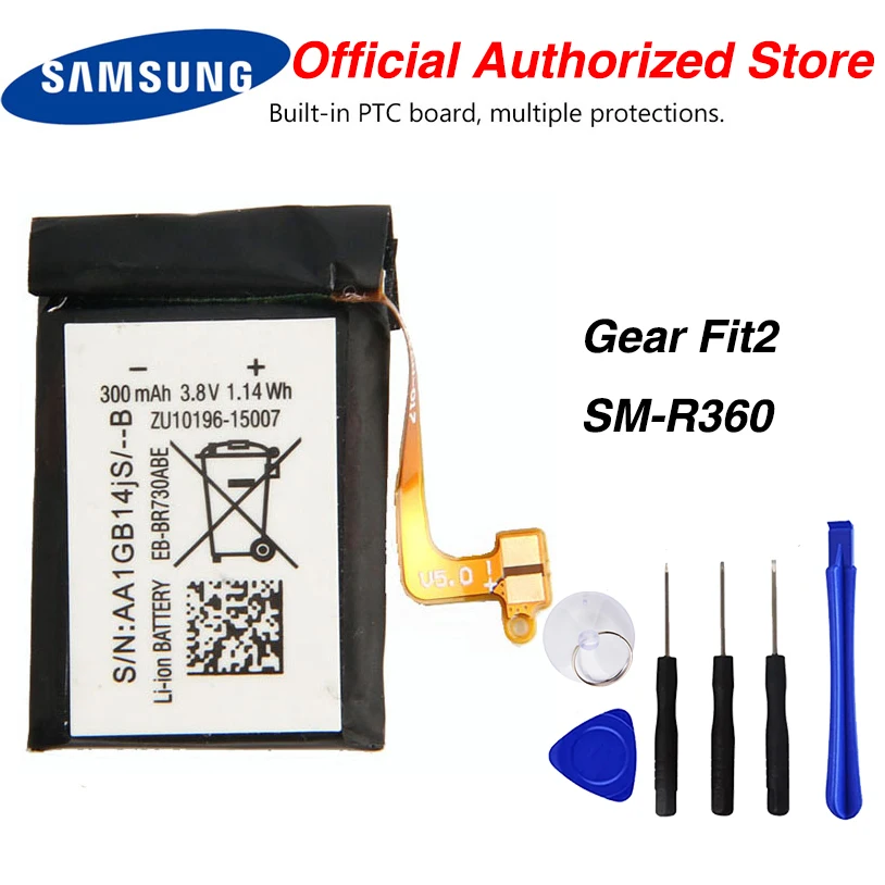 

Original Samsung EB-BR760ABE Battery For Samsung Gear S3 Frontier / Classic SM-R760 SM-R770 SM-R765 380mAh