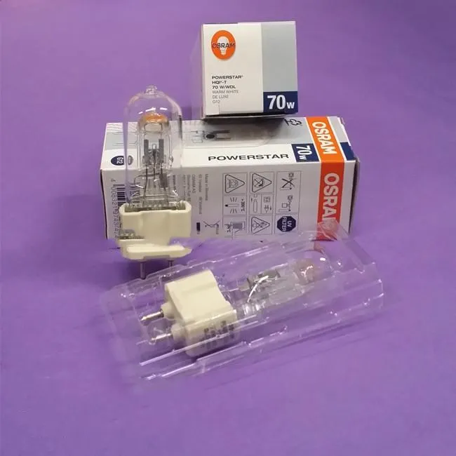 

For OSRAM POWERSTAR HQI-T 70W/WDL SLOVAKIA 70W lamp,Warmwhite De Luxe G12,Octopus 101 ophthalmic instruments,HQI-T70W/WDL bulb