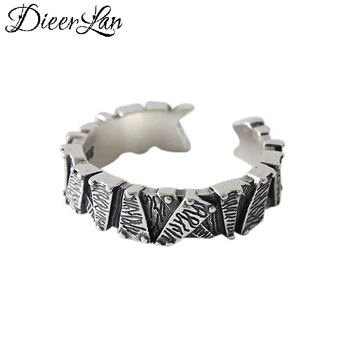 

New Cute Funny 925 Sterling Silver Irregular Tree Finger Ring For Women Girls Gifts 100% Real Solid Silver Jewelry 2020