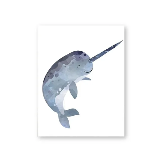 Whale-Animal-Canvas-Poster-Print-Ocean-Sea-Nursery-Theme-Art-Painting-Narwhal-Whale-Pictures-Home-Baby.jpg_640x640 (5)