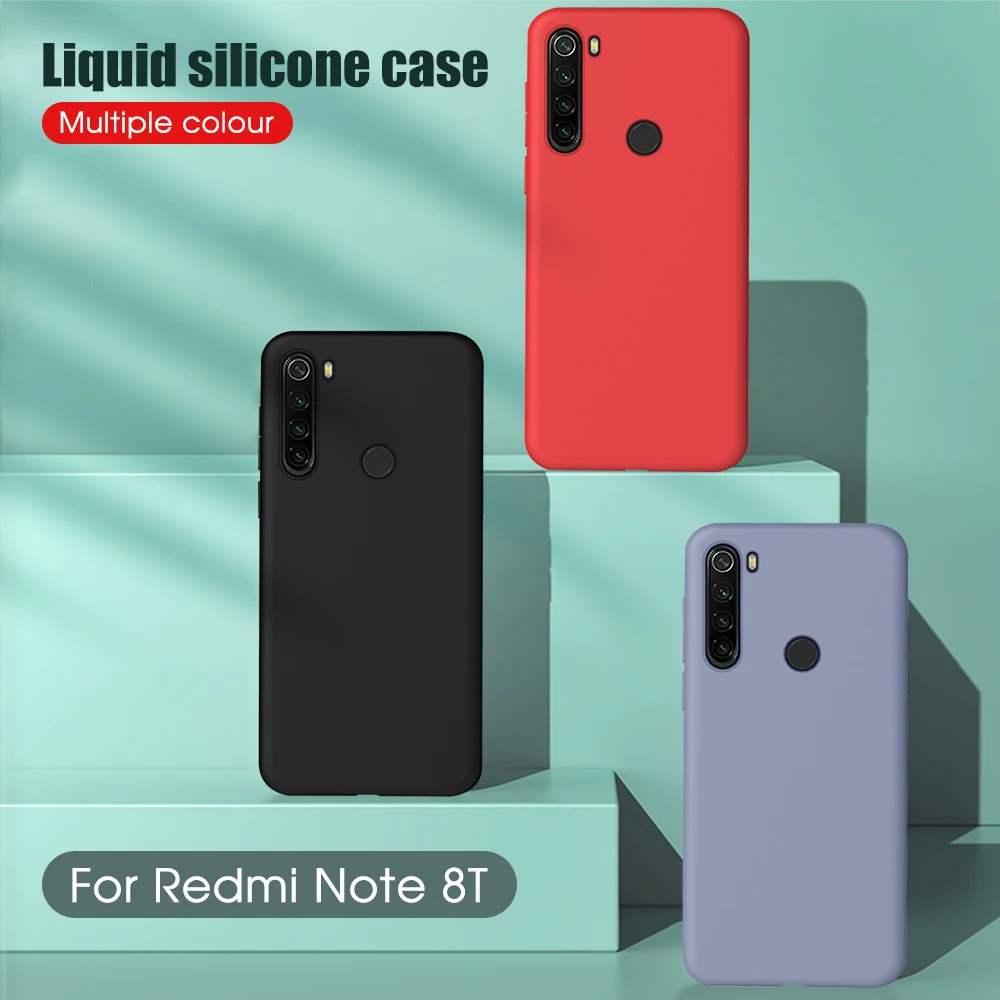 Мягкий чехол для xiaomi redmi note 8 note8pro 8a 8T цветной полный матовый Ультратонкий