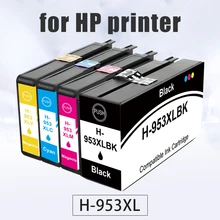 Topcolor 953XL H-953 XL Compatible HP Ink Cartridge for HP953 HP-953 OfficeJet Pro 7720 7730 7740 8210 8218 8710 8715 Printer