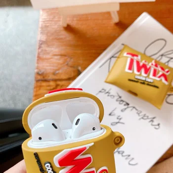 

Twix Special Fun Chocolate Soft Silicone Case for Apple AirPods 1 2 Pro Wireless Bluetooth Earphone Case Charging Protect Cover