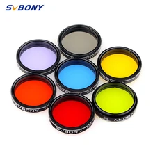 

SVBONY Filter 1.25" Moon +CPL Filter+Five Color Filter Kit for Enhance Lunar&Planetary View Reduces Light Pollution