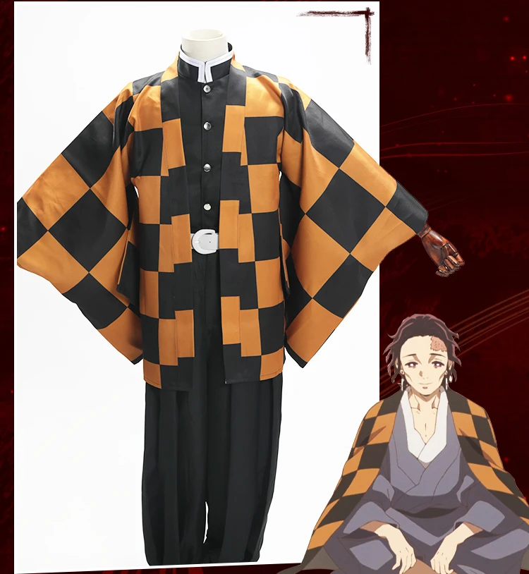 Костюм для косплея в стиле аниме «Demon Slayer», «Kimetsu no Yaiba», камадо танджироу, агатсума, зенитсу, томиока гиюу хаори, плащ для мужчин, униформа