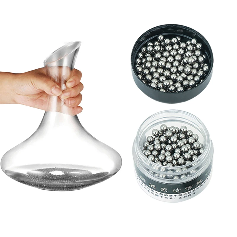Practical Decanter Cleaning Beads Professional Wine Decanters Glassware