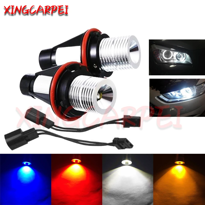 2 шт./лот E39 Led Blub Angel Eyes для Bmw E83 X3 E53 X5 E60 525i 530i xi 545i M5 автомобильная светодиодная