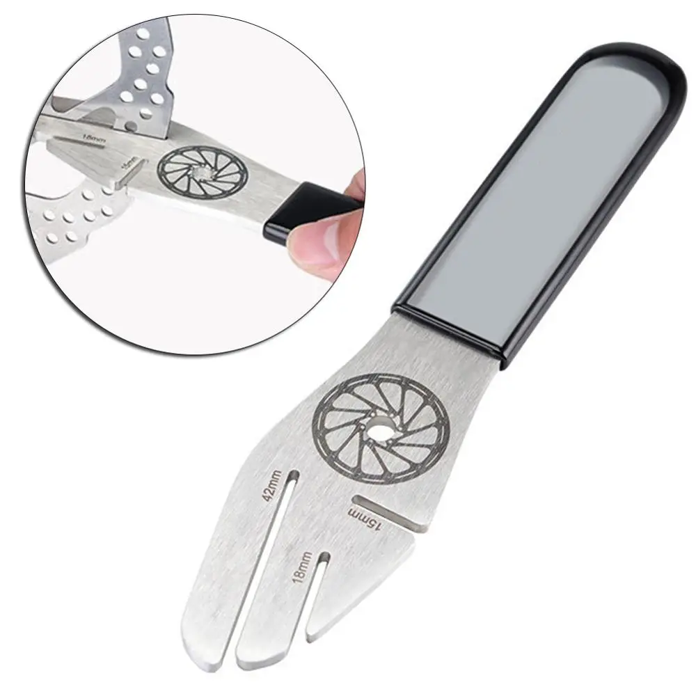 

Bike Bicycle Wrench Disc Brake Rotor Alignment Truing Tool Adjustment Durable Stainless Steel Wrench