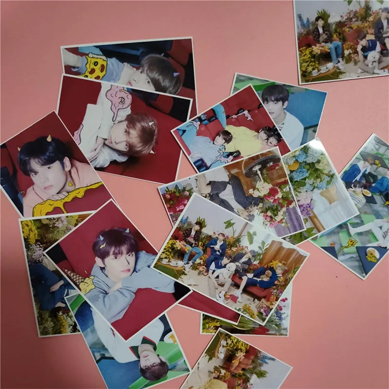 16 шт./компл. KPOP TXT мечта глава альбом ломо карты K-POP новая мода сделал Бумага фото карты Фотокарта