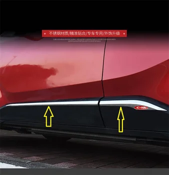 

for Toyota CHR 2018-2020 Stainless Steel car body side moldings side door decoration Car styling