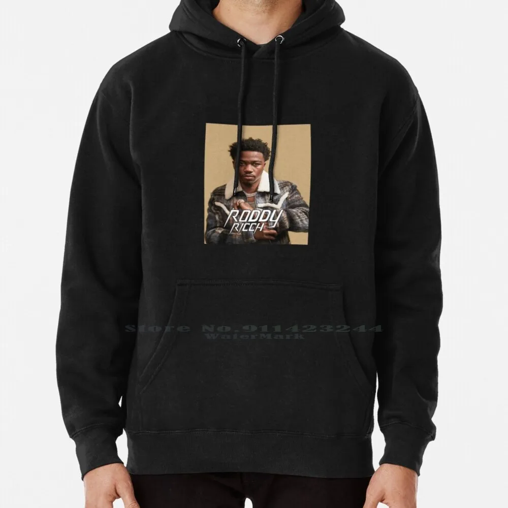 

Fourpor Rap Roddy American Tour 2020 футболка Классическая Толстовка свитер 6xl хлопок классический Roddy Ricch день рождения музыка Rap
