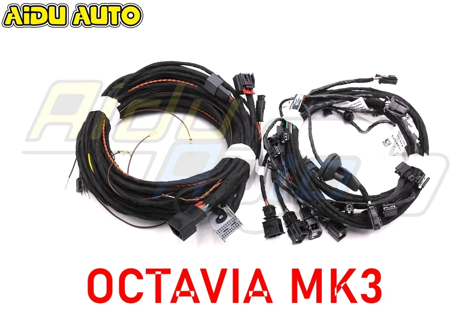 For SKODA OCTAVIA MK3 Keyless Entry Kessy Start Stop System Harness Wire Cable Cables Adapters 