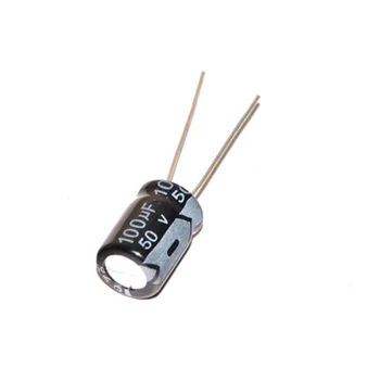 

Pengiriman Gratis 20 Pcs/Lot 50 V 100 UF 8*12 8mmX12mm 50V 100UF Aluminum Electrolytic Capacitor High Quality Capacitive Compon