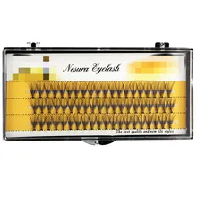 

2022 New Style Single Tuft Of Hairs 10 Hot-Melt Hairs Per Plant Grafted Eyelashes Planted Single Plant Soft Girl False Eyelashes