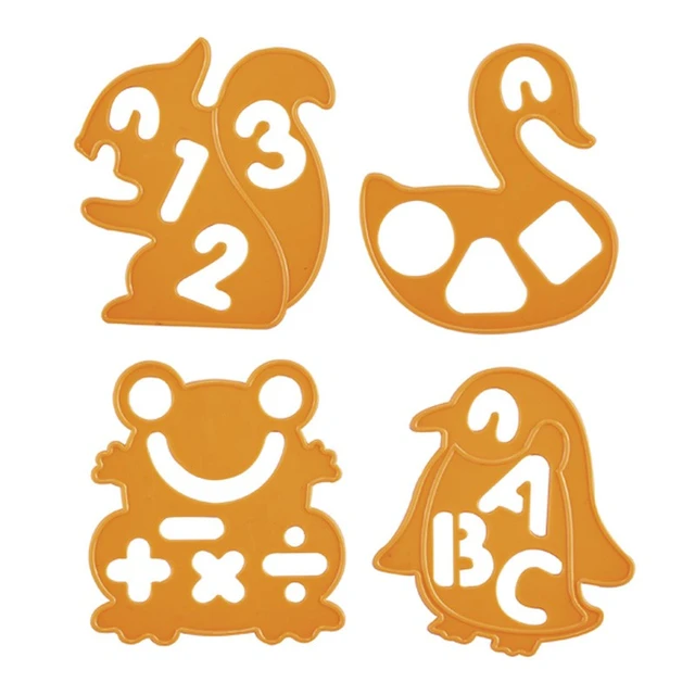 6PCS/LOT.Duck Chicken Dog animals drawing template stencil Kids art  stencils Drawing board Kindergarten arts 14x15cm.18 design. - AliExpress