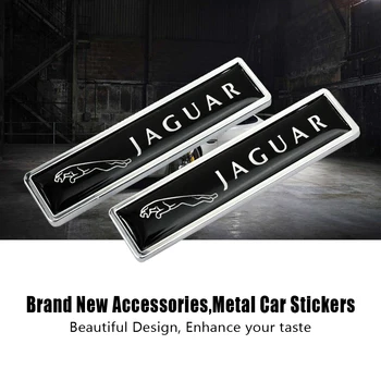 

2pcs for Jaguar F-pace F-type E-Pace E-Type X-Type S-Type XJ XJL XJS XJ6 XK XF XE Fender Side Car Logo Sticker Decal Exterior
