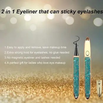 

Diamond Magic Self adhesive Liquid Eyeliner Pencil Label Gule Magnet-free Wholesale Pen Lash Glue-free Makeup Custom Waterp P7X3